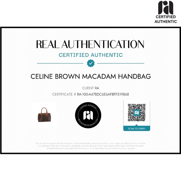 Celine Macadam Small Boston Bag. COA included - Picture 11 of 11